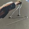 Silver Earrings Without Stones (2215400)
