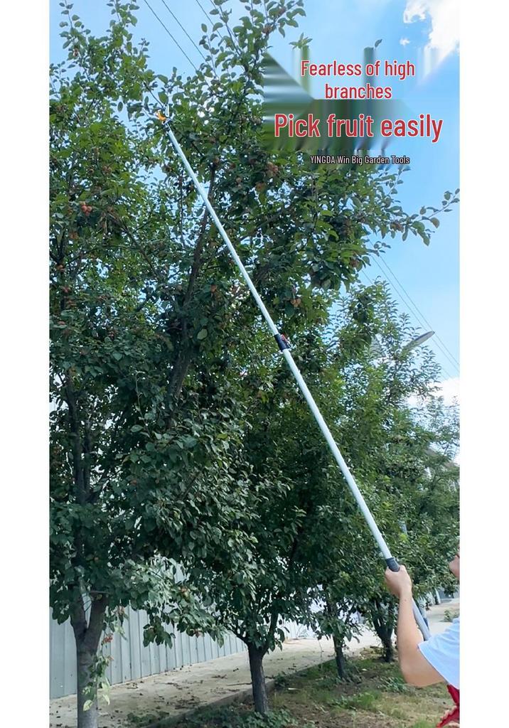 High-Altitude Telescopic Fruit Picking and Pruning Shears for Loquats, Lychees, and Longans