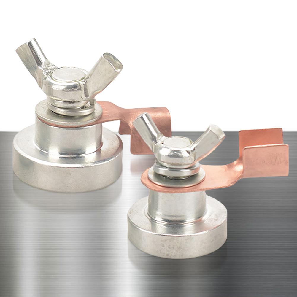 2 Pcs Welder Welding Strong Magnetic Grounding Tool Magnetic Welding Machine Ground Clamp Magnetic Welding Ground Clamp Tool