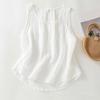Women's Vest Fashion Casual T-shirt Tops Back Hollow Design Vest Sleeveless T-shirt Outer Wear Inner Wear Bottoming Sling