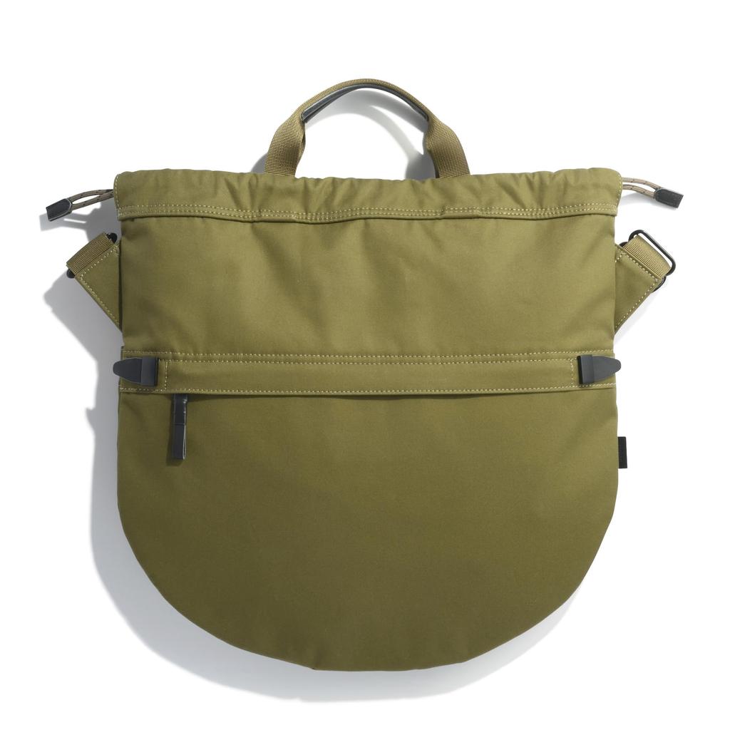 [Antrac] CITY RAF Helmet Bag, Drawstring, One-Shoulder, Ventile Fabric, Waterproof, A4 Size, No. 60030