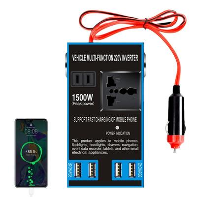 Universal Power Inverter Auto 12V/24V USB-Anschluss Inverter-Konverter Schnellladung Auto-Stecker-Adapter Zubehör für Autokühlschrank
