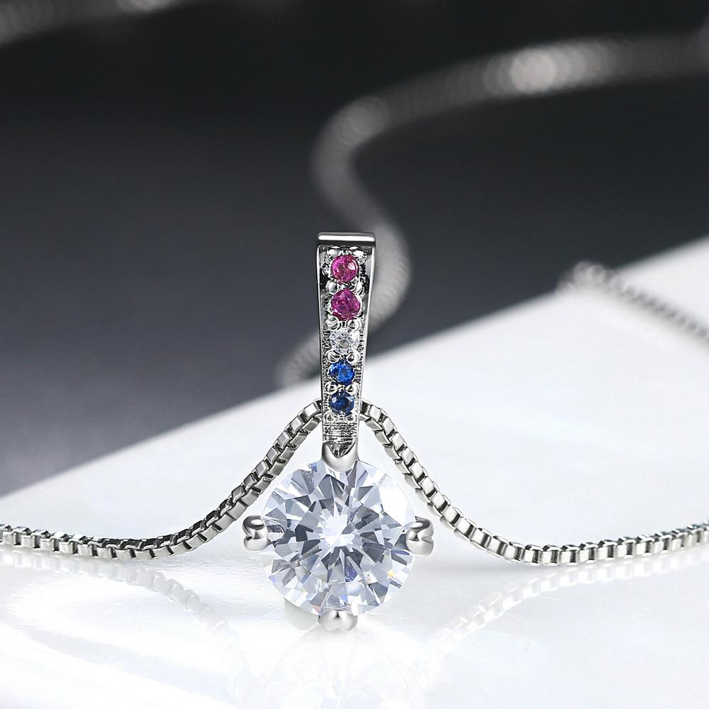 

Top Quality Classic Simplicity Zircon Rose Gold Color Fashion Pendant Neclace N426 N427
