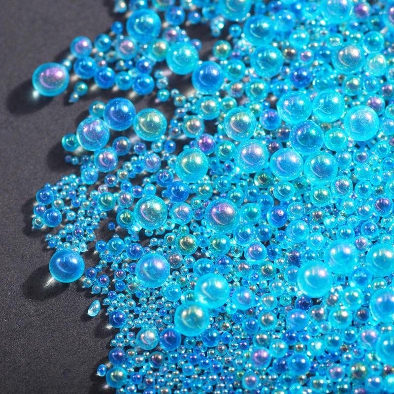 Sturdy Glass Resin Bubble Beads Water Droplet Bubble Beads Magical Water Droplets AB Miniature Bead Resin Inclusion