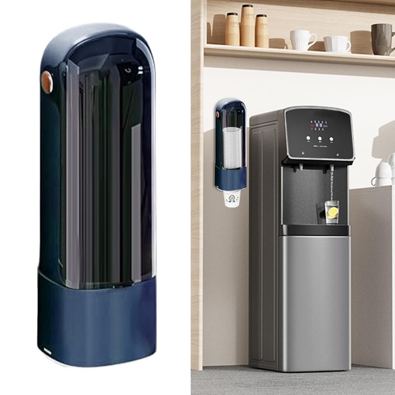 Cup Dispenser Wall Mount Home Bottle Holder Rack Cup Dispenser Wall Mounted Rack with Flipping Cap for Restaurants Halloween