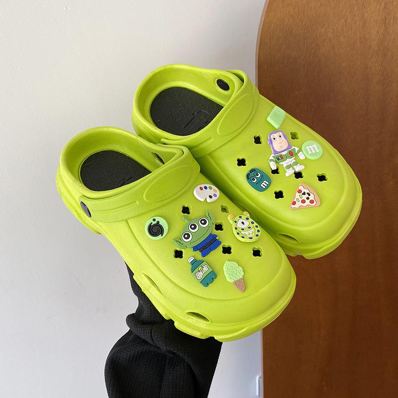 Sabotți cu talpă groasă pentru femei, care adaugă înălțime: Elegant, Antiderapant, Respirabil, Cu vârf închis pentru Exterior, Birou, Sală de operații sau pentru Purtare de vară.