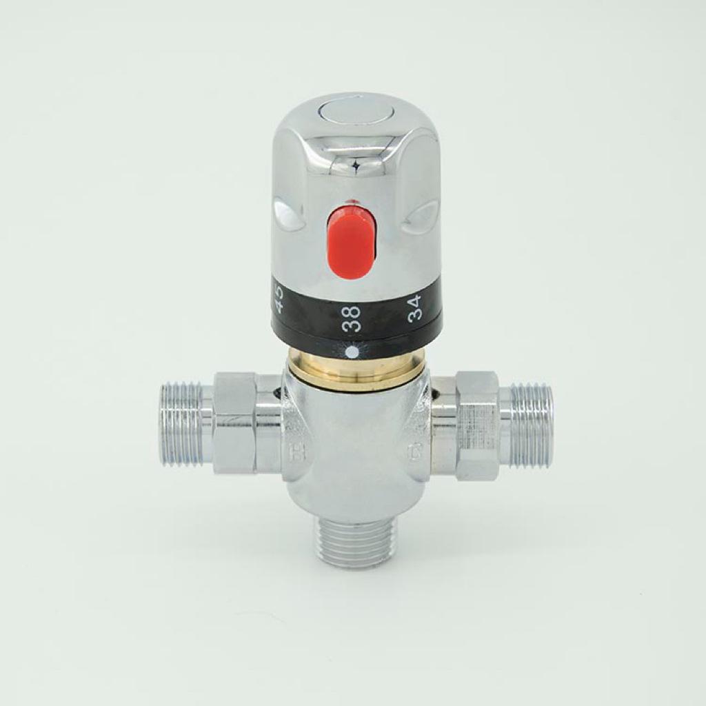 Thermostatic Solar Water Heater Valve: Cold/Hot Shower Mixer & Faucet