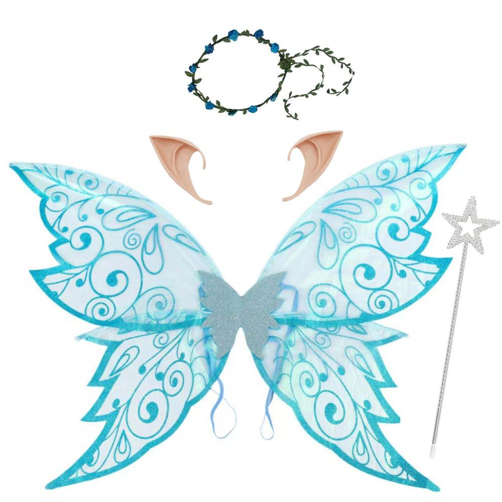 Dress Up Butterfly Fairy Elf Wings Fancy Costume Wings  Adults Children