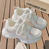 Mesh dad shoes 22 new summer breathable platform shoes small height increase casual sports shoes