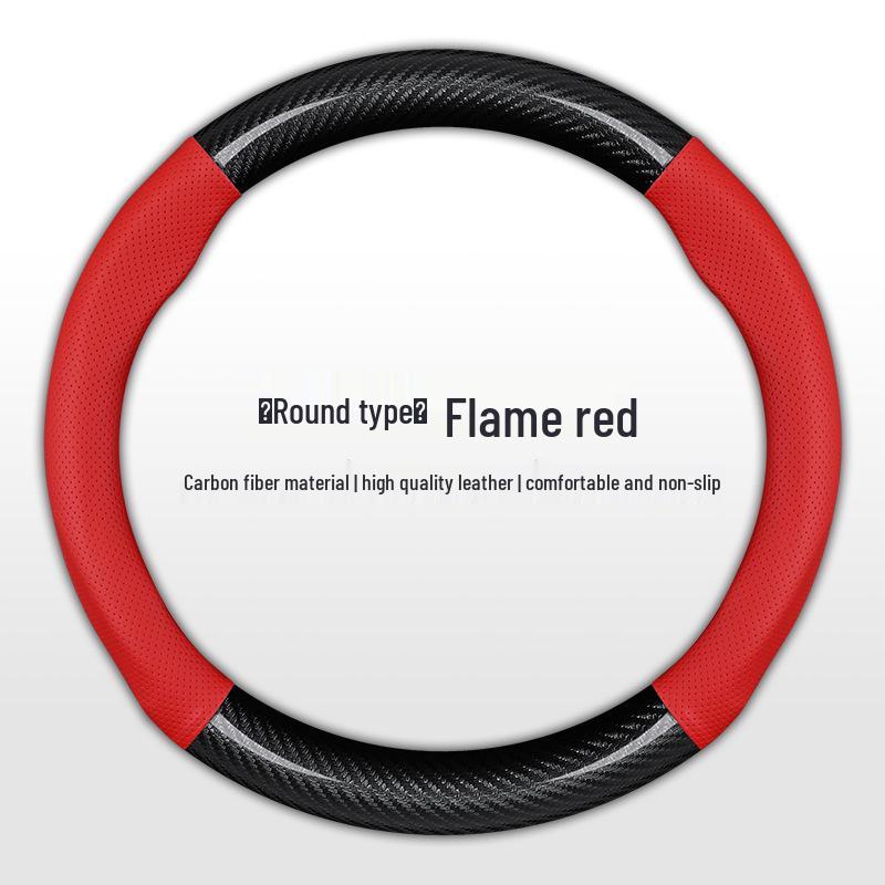 Changan Oshan Steering Wheel Cover for Cosai/3/5/Pro/X5/X7/PLUS/Z6 - Carbon Fiber Leather, All-Season Handle Cover. 38