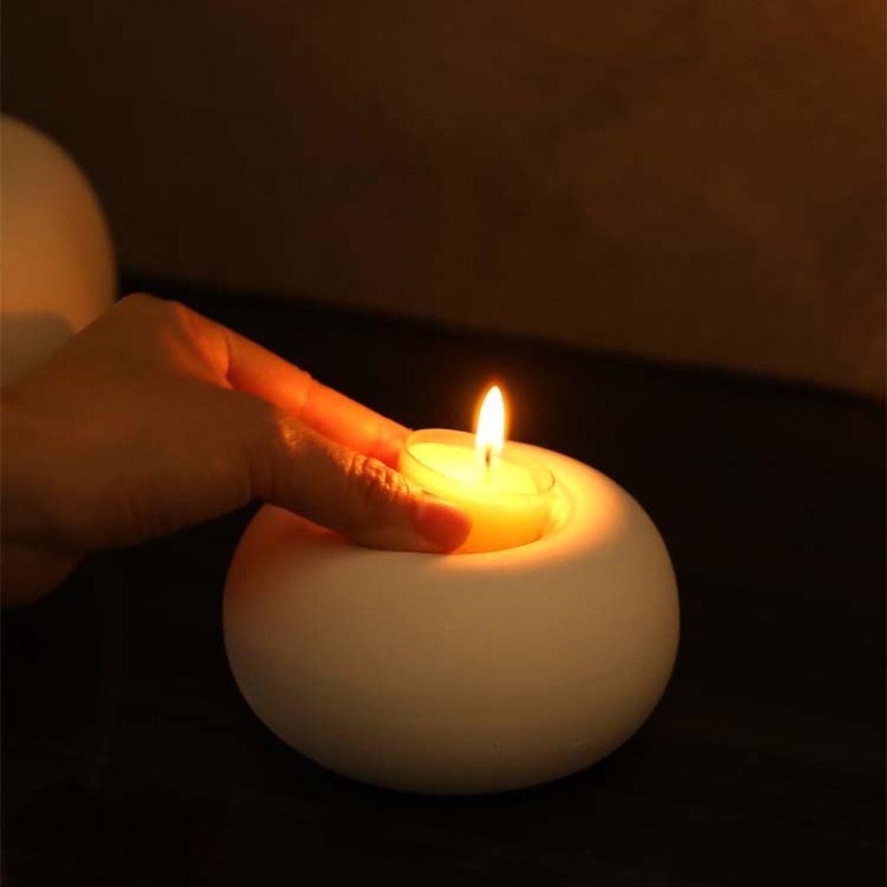 Ceramic Candlestick Simple Style Wax Melt Burner Crafts Aroma Container  Party