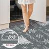 Christmas Area Rugs for Living Room, Xmas Tree Washable Rug Non-Slip Rugs for Bedroom, Snowflake Soft Large Floor Carpet for