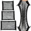 Car Storage Net Bag Phone Car Mesh Net Holder Auto Storage Boat Cargo Pocket Organizer Framed Mesh Net Pocket with Screws
