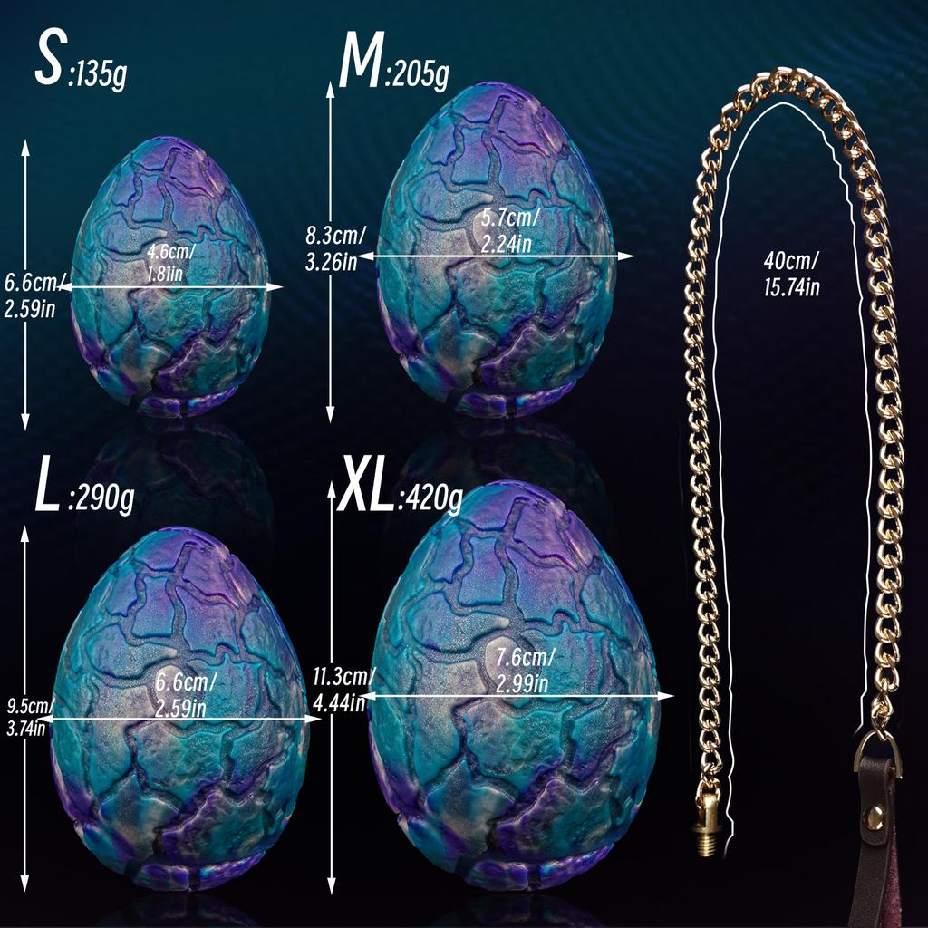 New Chain Anal Plug Liquid Silicone Sex Toy Traction Dragon Egg Anal Plug For Male And Female Masturbation Anal Dilator