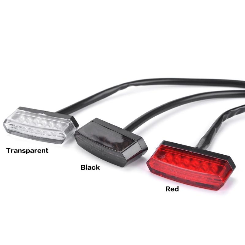 

STONEGO 12V Motorcycle Rear Brake LED Tail Stop Light Lamp For Rear License Plate Light Accessories Decorative Lamp красный