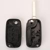 Renault 3-Button Folding Remote Key Shell - Smart Replacement (No Logo)
