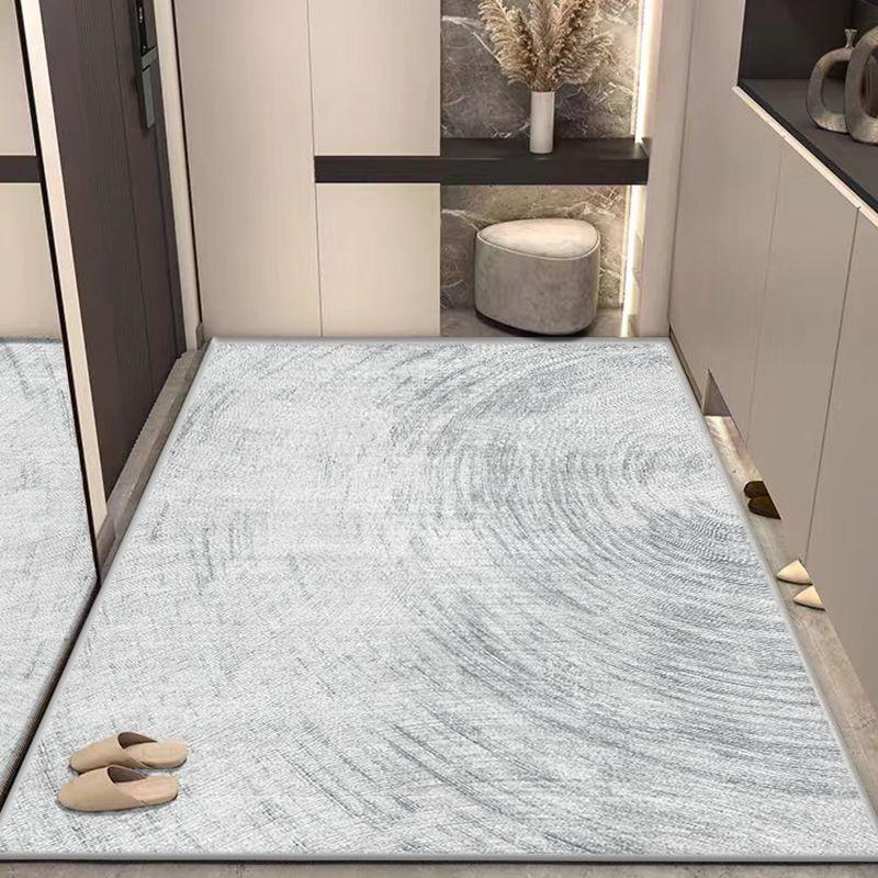 Luxury DIY Washable Non-slip Kitchen Mat Doormat Long Corridor Carpet  Bathroom Hallway Entrance Solid Color Stripe Kitchen Rug