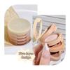 4 In 1 Matte Highlighter Blush Palette Pearly Blush Shiny Silkworm Lidschatten Shimme Brighten Face Contour Powder Makeup Palette ZH