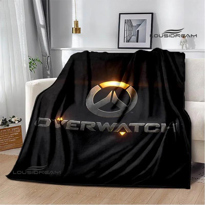 3D Game Overwatch printed blankets warm Flange blankets Soft and comfortable blanket Home travel blanket birthday gift