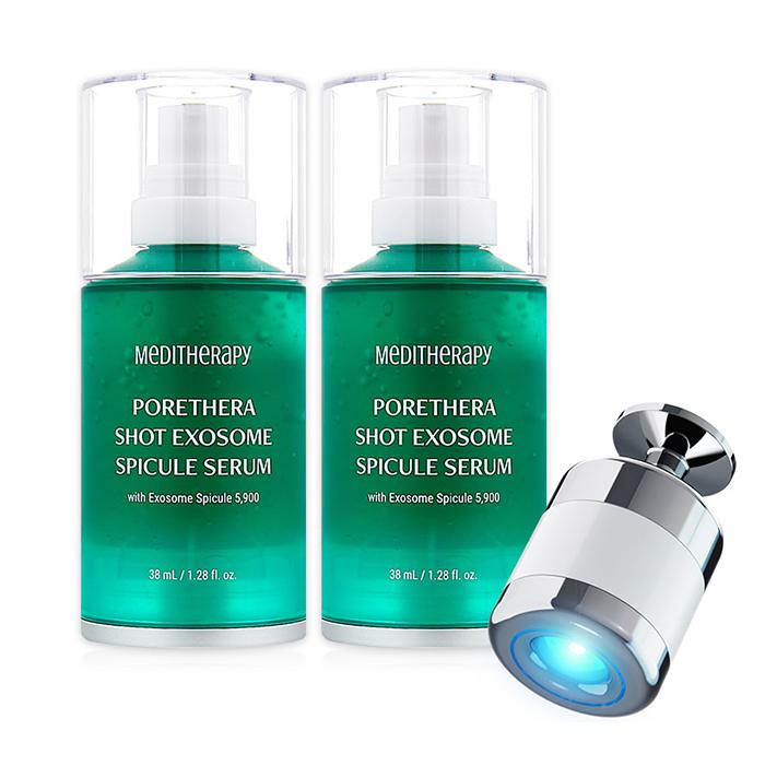 Meditherapy Porethera Shot Exosome Spicule Serum + Minimizer Pore Tightening & Firming Shot, Korean