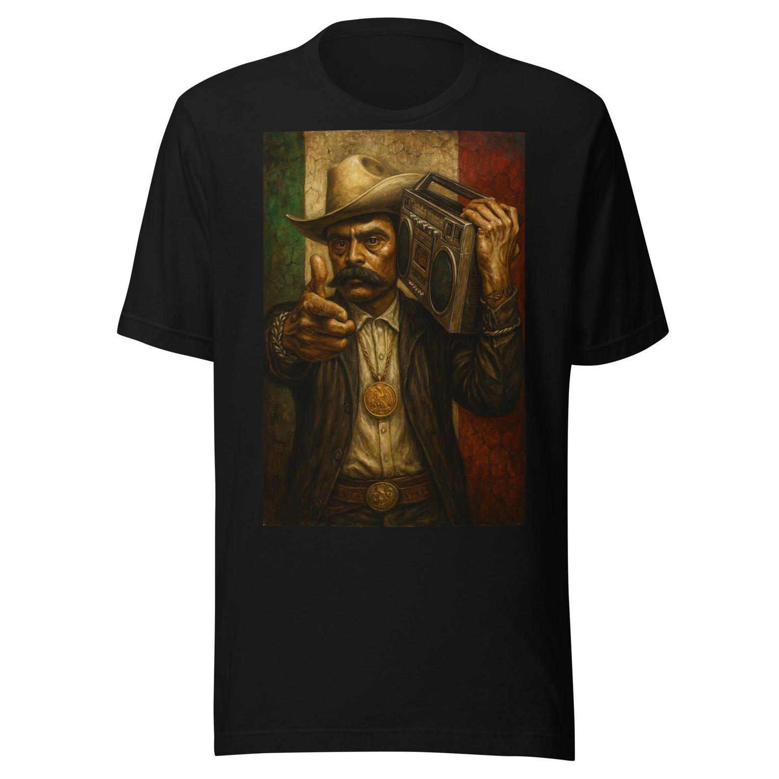 Zapata Grabadora Vintage Unisex t-shirt S