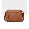 Dámská měkká PU kůže Vintage stylová crossbody taška