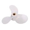 6F8 45942 01 Outboard Boat Propeller 3 Blades Metal 2 Stroke Propeller for Outboard Motors