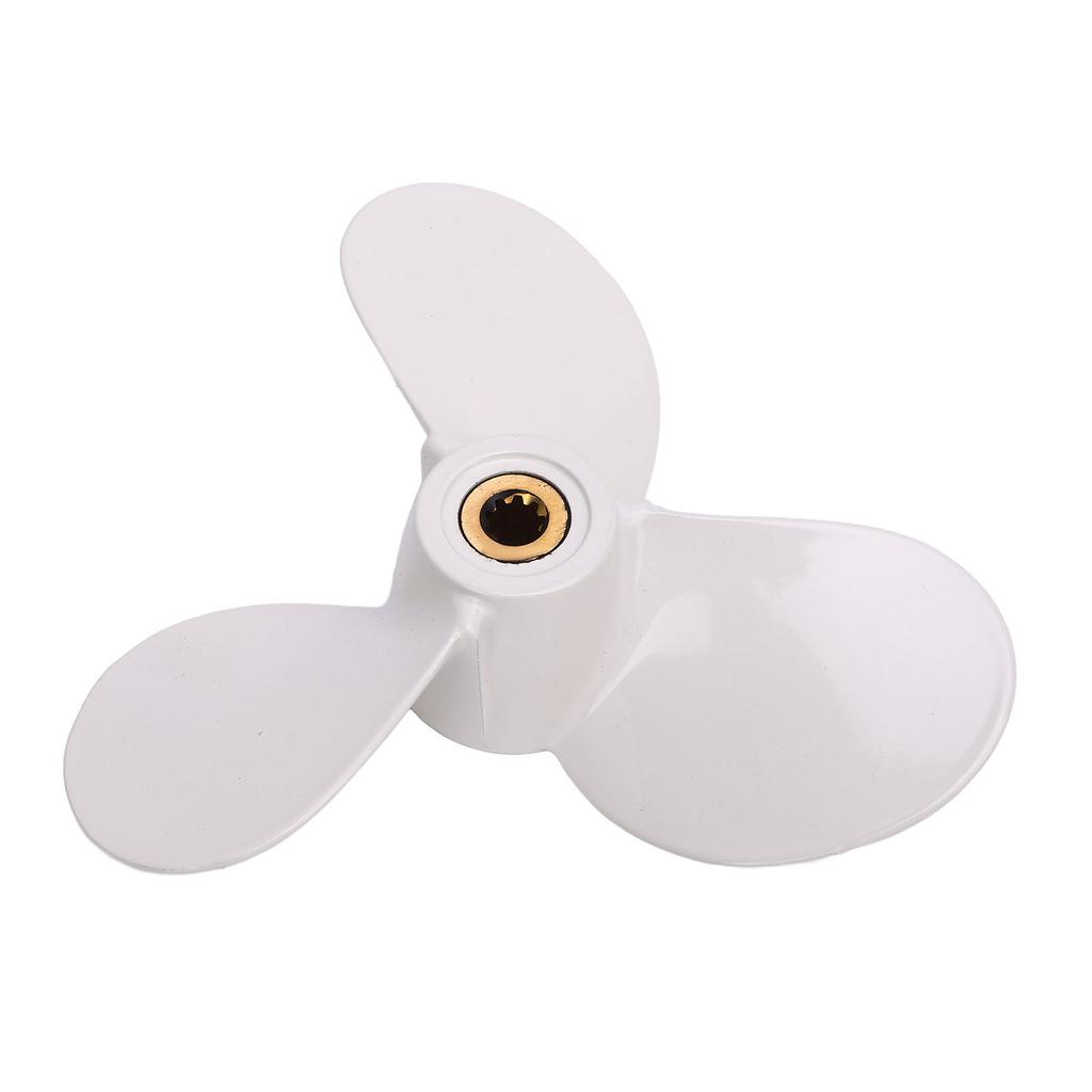 6F8 45942 01 Outboard Boat Propeller 3 Blades Metal 2 Stroke Propeller for Outboard Motors