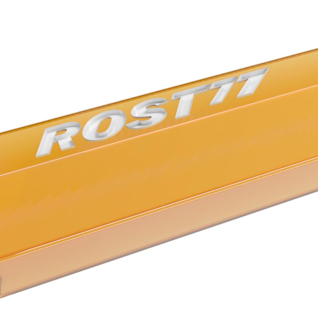 CUESOUL ROST 77 Transparent Set of Clear Clear Rose and Clear Size M One-Piece Flights, Standard, 3, Purple, Red, Orange, (CS-77-XB789T-M)