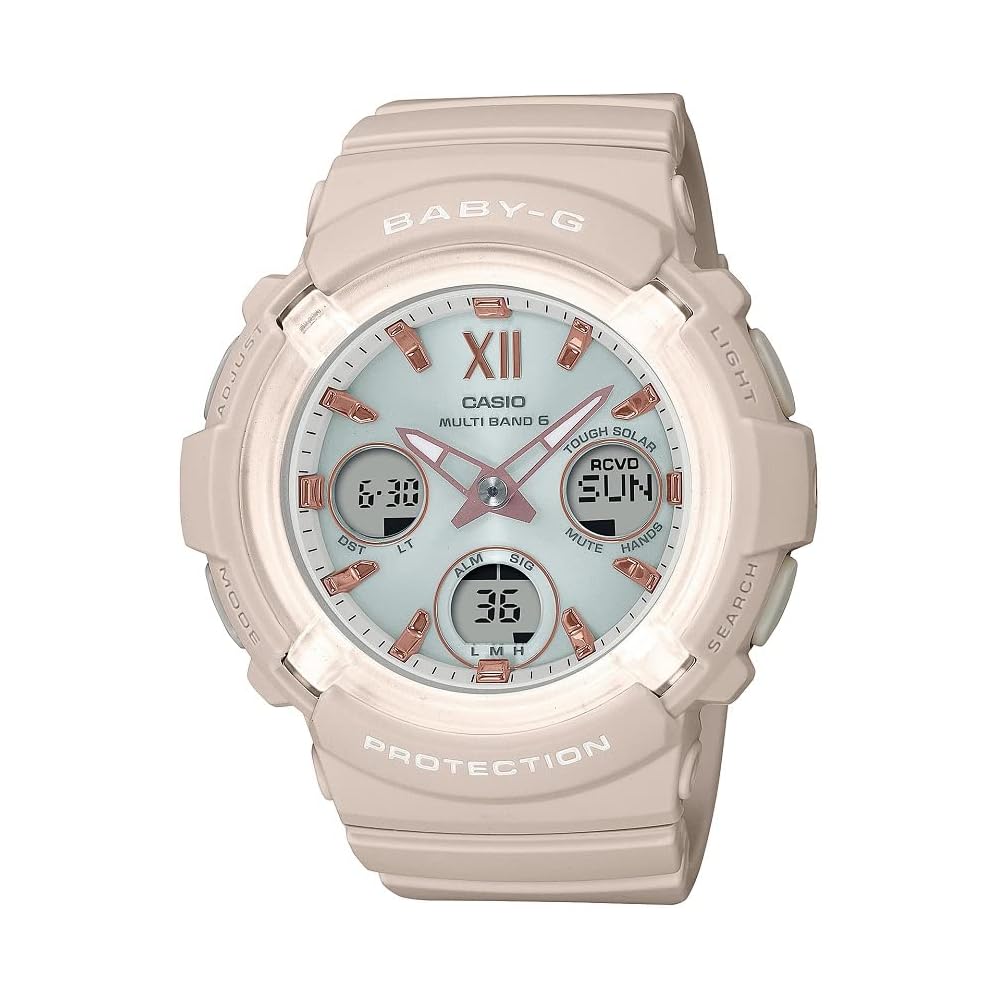 Casio Baby-G BGA-2800-4A2JF Women s Pink Beige Solar Radio Wave Watch