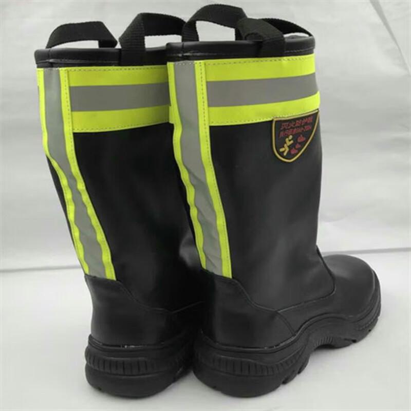 SANSHENG Protective Leather Fire & Rescue Boots 39