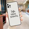 Vegane Inspiration Handyhülle Für iPhone 17 16 15 14 13 11 12 Pro Max mini 16 Plus 16e 17 Air Schutzhülle