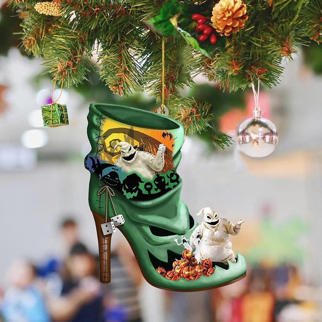 Vibrant Burton Tim Nightmare Before Christmas Acrylic Decoration Set With Jack Friends And