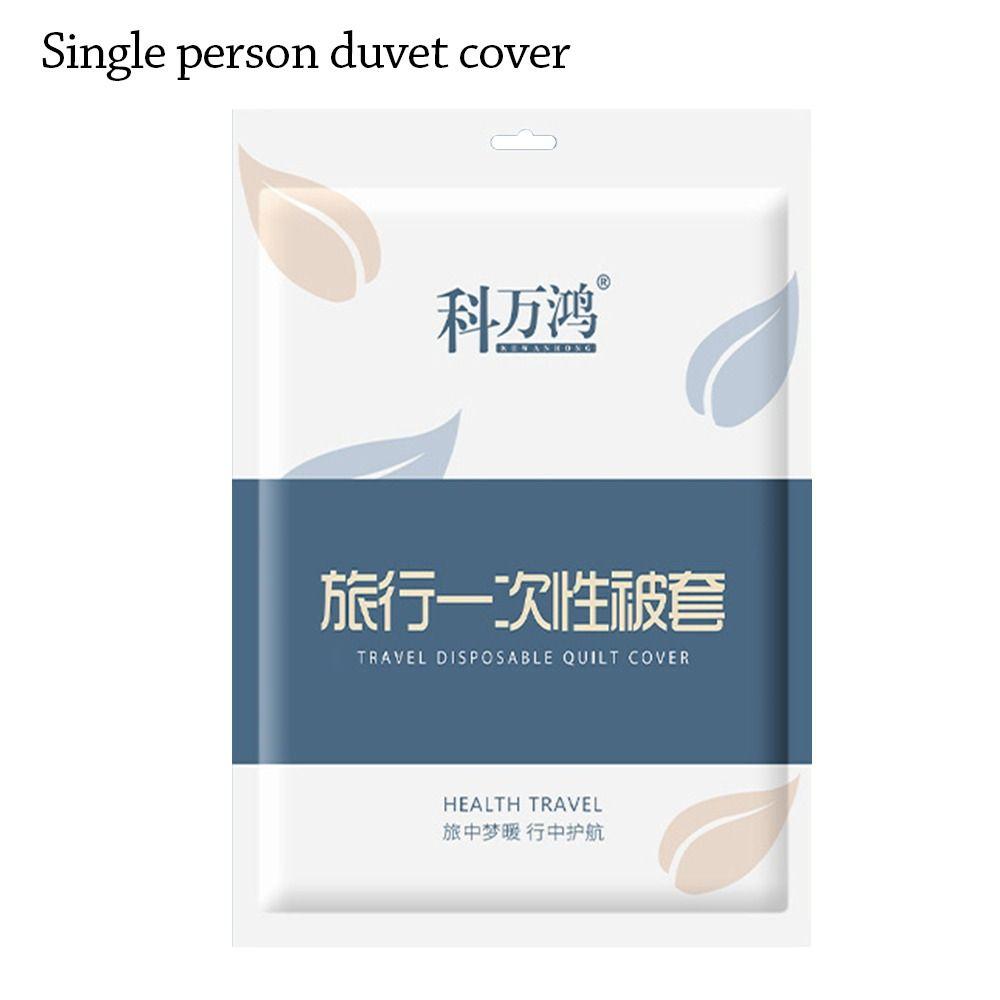 3 / 4-Piece Disposable Bed Sheet Dirty Proof Non-Woven Sleeping Bag Quilt Cover Bedding Set Thickened Duvet Cover Pillowcase