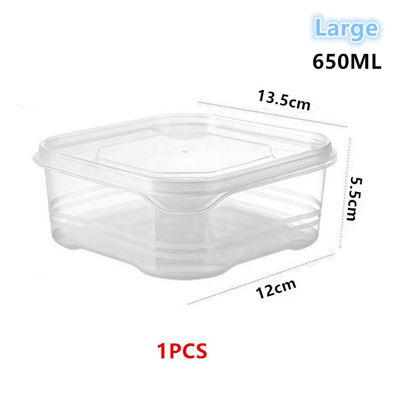 350/650Ml Ice Cream Storage Tub Reusable Ice Cream Box Container Mold With Lid Kitchen Refrigerator Storage Home