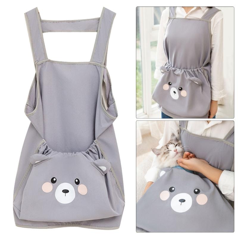Cats Sleep Bag Holding Apron Smock Pet Carriers Bag Wrap for Kittens Small Pet Holders Home Use