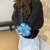 Acrylic flower women's dinner bag new fashionable small fresh personality women's shoulder messenger bag