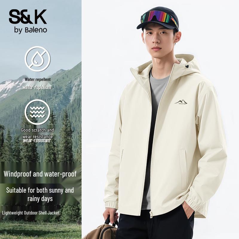 Baleno Men's S&K Windproof Waterproof Outdoor Jacket