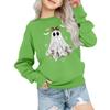 Children's Fashion Loose-fitting Casual Halloween Long-sleeved Printed Round Neck Sweatshirt