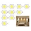 10PCS 12V Integrated LED Chip 10W High Power LED Chip Durable COB Light Source  Lamp Flood Light