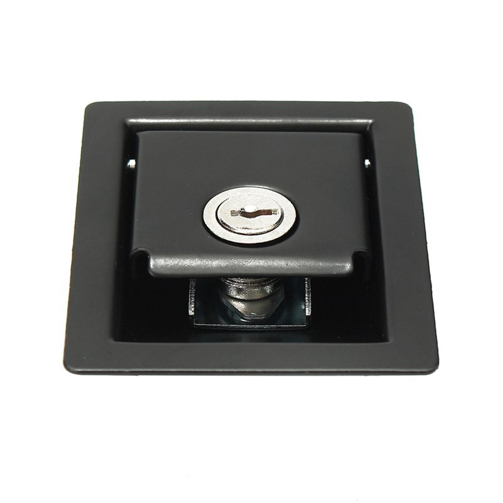 2X Замок-защелка с ручкой для входной двери автодома, автомобиля, фургона-трейлера, тип нажимной, для панельной двери