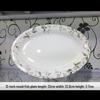 7-Inch Round Bone China Porcelain Plate - Chinese Style Tableware