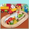Farm Track Wooden Scene Building Blocks Children Toy Set For Giving Gift