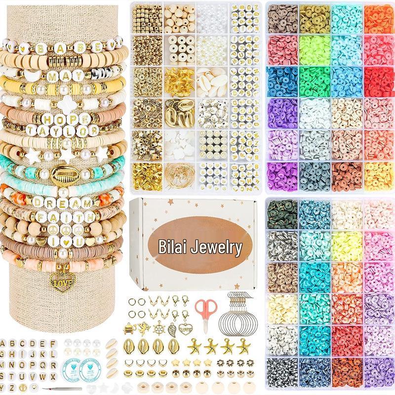 24-Compartment Glass Seed Beads Set: Solid Color DIY Jewelry Making Accessories