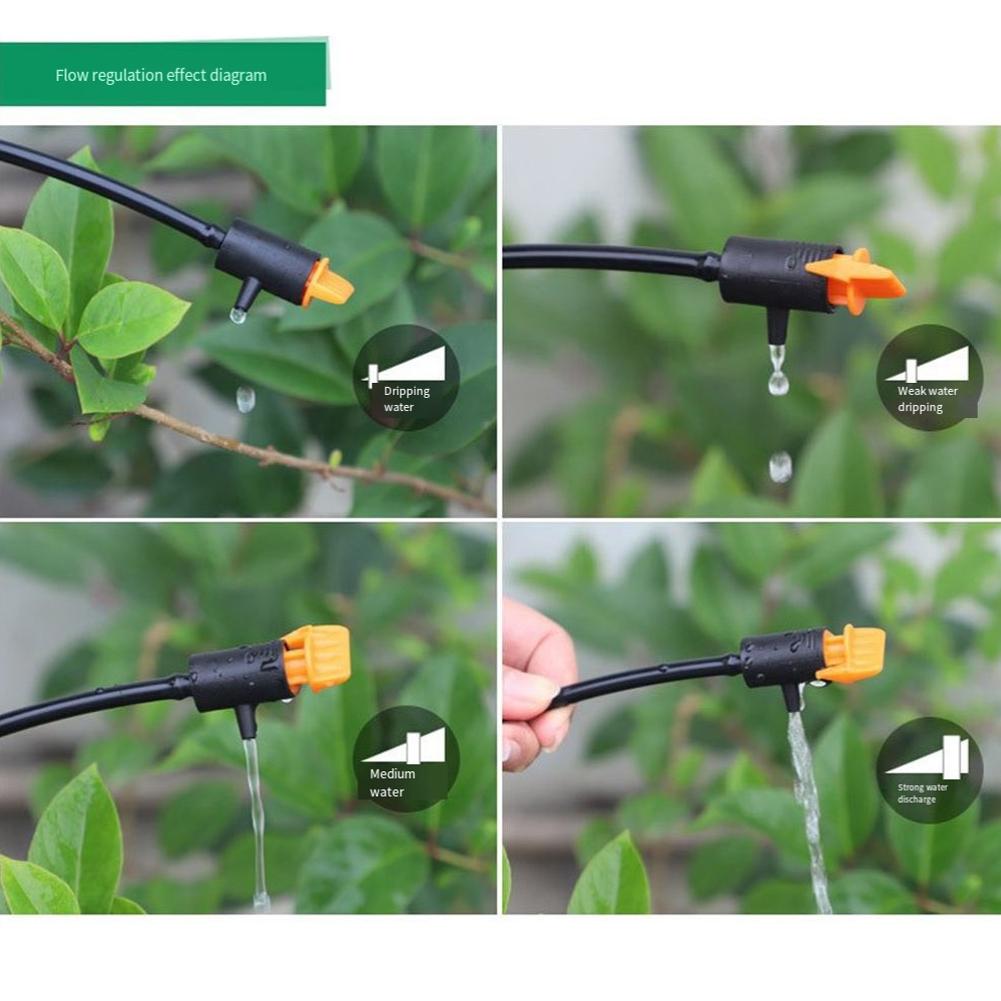 Garden Watering Drip Irrigation 1 4 Inch Valve Convenient Operation High Pressure Resistance Quick Connector Mechanism