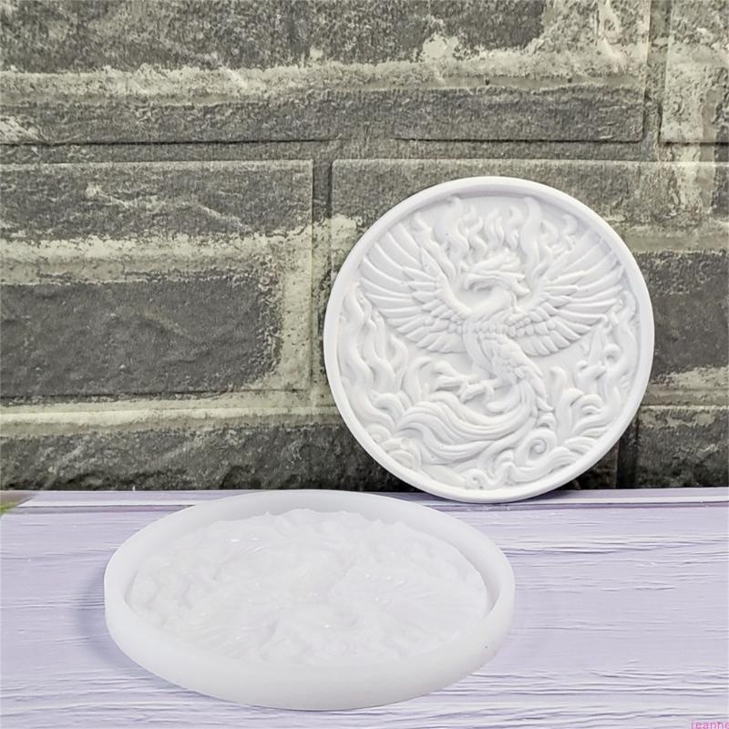 Wall Art Decors Mold Phoenixes Silicone Mold,Phoenixes Resin Mold for Epoxy Casting Wall Hanging Decors,Art Craft,Home Decors