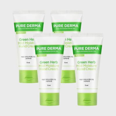 _On the Body Pure Derma Handcreme Grüne Kräuter 75ml X 4