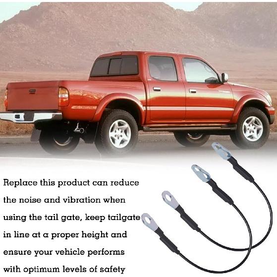 25838260 Tailgate Cable Strap, Tailgate Replacement Parts, Rear Tailgate Cables Straps, Fit for 2007-2016 Chevy Silverado GMC Sierra 1500 2500HD