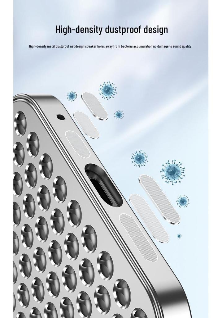 Apple 15 Pro Max Metal Honeycomb Anti-Scratch Heat Dissipation Phone Case with Spring Buckle Design for Cross-Border Use