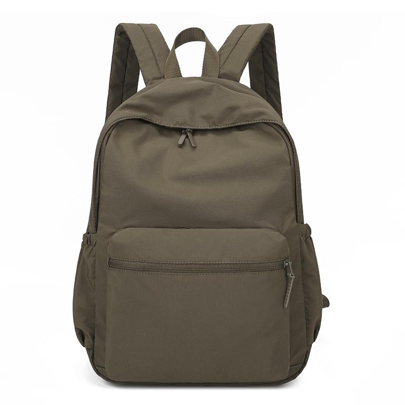 Schoolbag men's and women's casual multi-purpose lightweight large-capacity versatile backpack nylon cloth student class schoolbag commute travel
